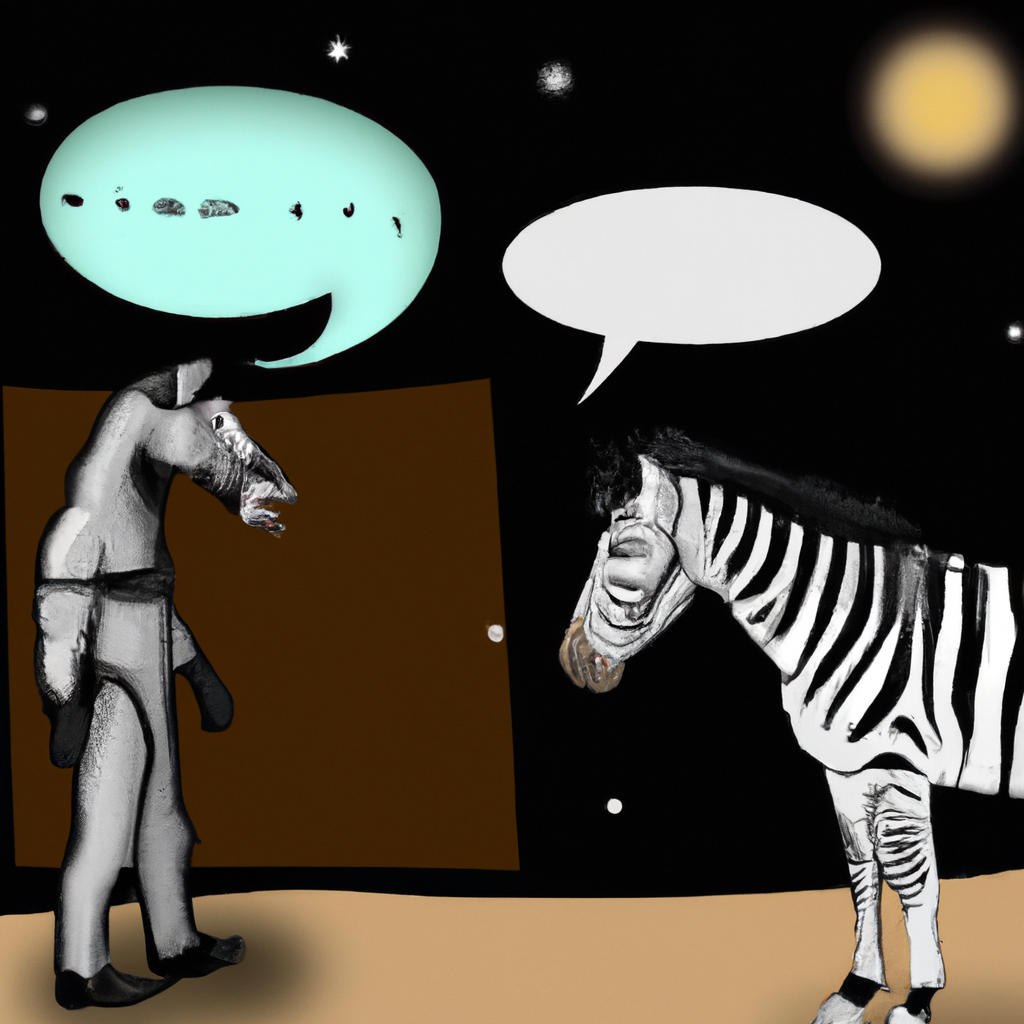 Deep Conversations in the Meadow: A Horse and Zebra's Search for the Meaning of Life